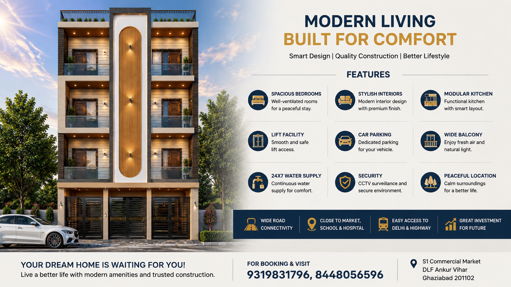 Flats for Sale in DLF Ankur Vihar Ghaziabad