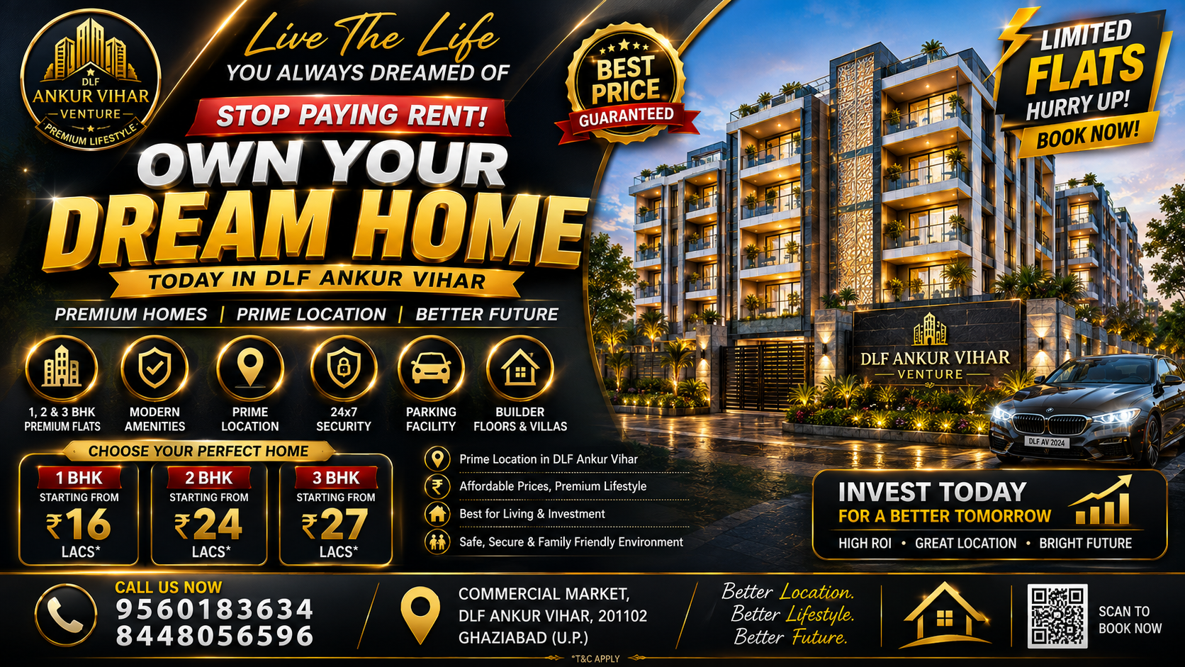 Most Trusted Property Dealer in Ghaziabad ☎ 9560183634